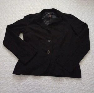 Grass Collection Blazer Jacke Damen schwarz Gr. L geknöpfte Ärmel dehnbar - Bild 1 von 13