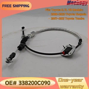 FOR TOYOTA 2008-21 SEQUOIA TUNDRA 5.7L ATM CONTROL SHIFTER CABLE NEW 33820-0C090 - Picture 1 of 16