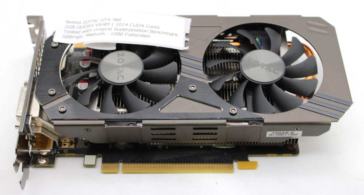 ZOTAC NVIDIA GeForce GTX 960 Computer Graphics Cards for sale - eBay