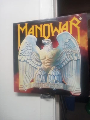 Manowar Battle Hymns LP Record Liberty LT-51125 - Image 1 of 4