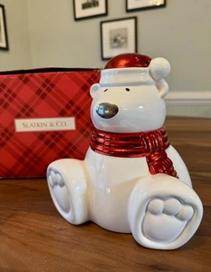 Paws Bear NOS con scatola Harry Slatkin 2009 Bath & Body Works candela biscotti barattolo caramelle - Foto 1 di 10