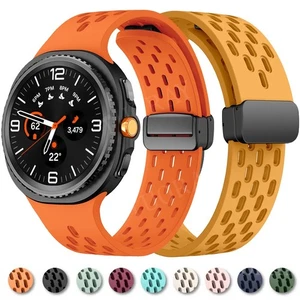 Breathable Silicone Band Strap for Samsung Galaxy Watch 8 44mm 40mm Classic 46mm - Picture 1 of 82