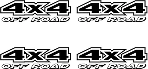 4 Pezzi Adesivo 4X4, Adesivo off Road Auto Camper Decalcomanie, Adesivo Trail of - Foto 1 di 12