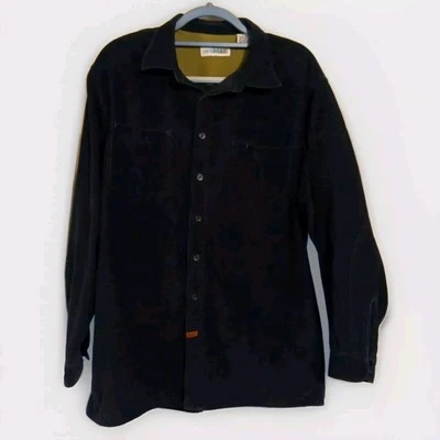 Camisa De Colección Para Hombre Canyon River Azul Pana Manga Larga Con Botones Talla L Foto 1 de 4