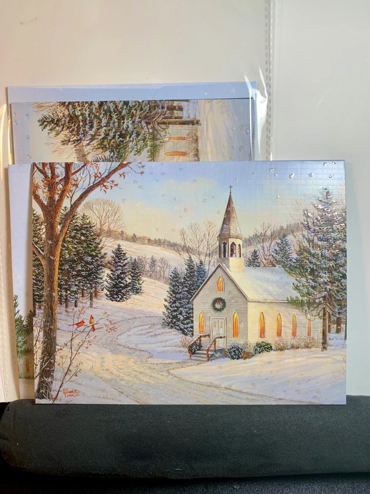 Set of 2! Christmas Cards! Gorgeous LANG Country Cheer - Image 1 of 4