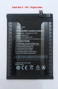 CUBOT Max 5 Akku **C49**  5100mAh ** Original Akku + Schneller Versand - Bild 1 von 1