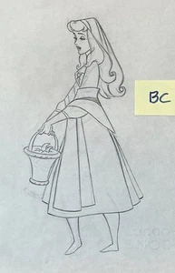 Sleeping Beauty Production Animation Drawing BC11 - Picture 1 of 2