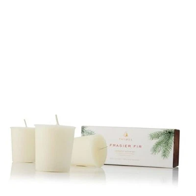  Frasier Fir Votive Candle Set of 3 - Scented Candles for Home - Luxury Home  - Image 1 of 4