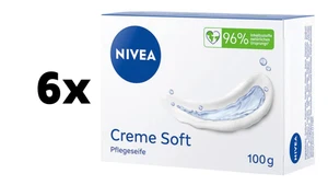 nivea creme soft care soap 6x100g - Picture 1 of 11