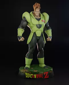 android 16 dragon ball resin figure 200mm única pintada a mano numero de serie - Imagen 1 de 5