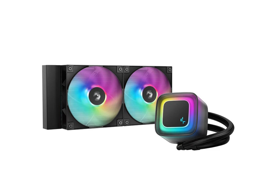 Refrigerador líquido DeepCool LE240 V2 240mm bomba de 6ª geração até 3400 PWM, rolamento hidráulico - Imagem 1 de 1