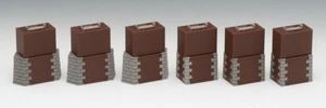 Tomix 3271 Brick Pier Squer Set of 6 N Scale - Picture 1 of 3