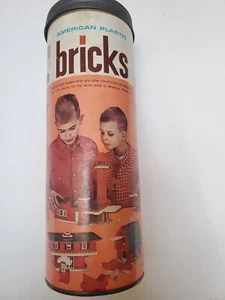 American Plastic Bricks Halsam Products #703 Toys 69 Pieces - Picture 1 of 8