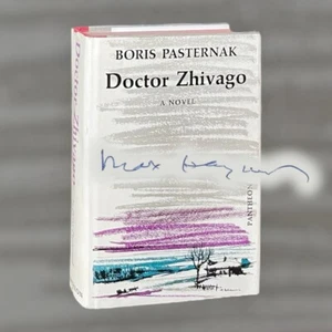 SIGNED by translator Max Hayward - Doctor Zhivago by Boris Pasternak (1958 HCDJ) - Imagen 1 de 18