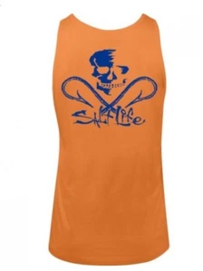 Camisa sin mangas SALT LIFE Pomelo Naranja "CALAVERA Y GANCHOS"" PARA HOMBRE PEQUEÑA - Imagen 1 de 1