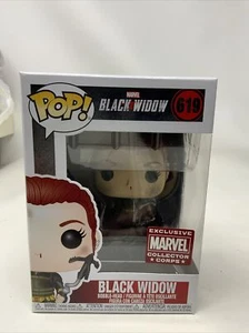 Black Widow POP! Figura #619 + Funko New Collector Corps (2020) Protector - Imagen 1 de 10