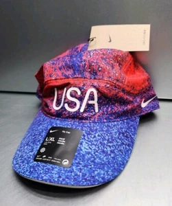 Casquette de course neuve Nike Team USA Olympics DriFit ADV Fly Hat adulte taille L/XL - Photo 1/11