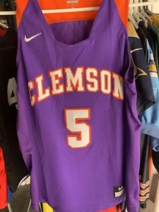 Nike Team Women's Basketball Jersey University of Clemson #5 Medium Sample  - Picture 1 of 3