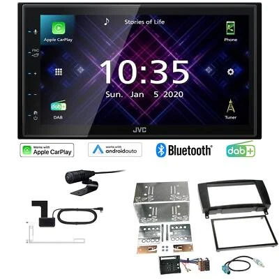 JVC Radio Apple CarPlay Android DAB+ für Mercedes Benz CLK Facelift 2004-2010 - Bild 1 von 4
