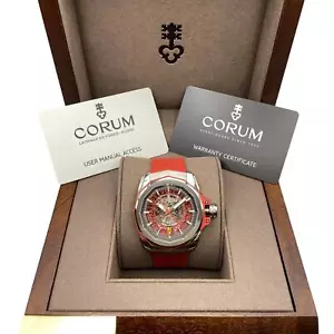 Corum Admirals Cup AC-One 45 Titanium Skeleton Dial Watch 082.401.04/F376 FH52 - Picture 1 of 9