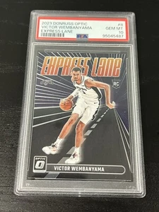 2023-24 Panini Donruss Optic Victor Wembanyama Express Lane RC PSA 10 - Bild 1 von 1