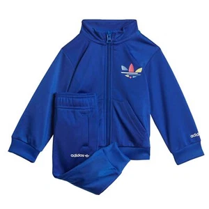 Adidas Originals Children's Boy's Baby Jogger Superstar Pants Blue Colorful Suit - Picture 1 of 7