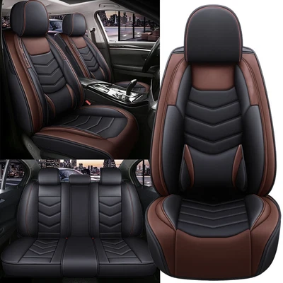 Full Set Car Seat Covers Leather For 2007-2021 Chevy Silverado GMC Sierra 1500 Foto 1 de 4