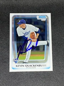 Kevin Quackenbush San Diego Padres 2011 Bowman Chrome Signed Auto #BDPP56 ~ COA - Picture 1 of 3