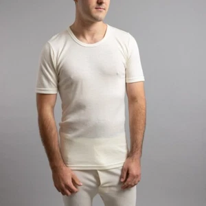 Guardian® Merino Wool Mens Thermal Underwear Short Sleeve Top XL Chest 43-45" - Picture 1 of 5