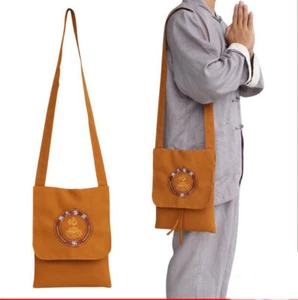 New Hot Buddhist Monk Embroidery Bag Kung Fu Wu Shu Shaolin Backpack Fashion  - Picture 1 of 13