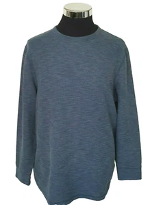 Sudadera George Para Hombre Talla X-Grande 46"-48" Informal Azul Tejido Ropa Activa - Imagen 1 de 12