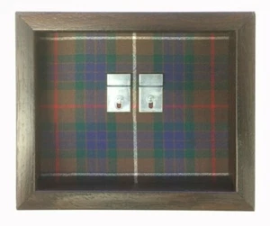 Medium Lovat Scouts Regimental Tartan Medal Display Case - Picture 1 of 6