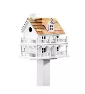 Plow & Hearth 11269 Outdoor Wooden Cape Cod Bird House - New Opened - Picture 1 of 1