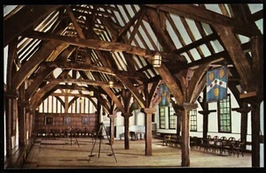 Merchant Adventurers Hall The Great Hall Feasting York North Yorkshire Postcard - Picture 1 of 2