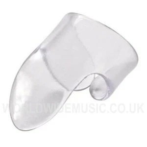 Dunlop 9033R Large Clear (plastic) Finger Picks - Pack of 6 Picks - Picture 1 of 3