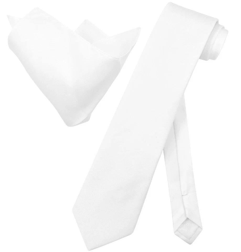 Vesuvio Napoli Sólido EXTRA LARGO Color Corbata Pañuelo Para Hombre XL Juego de Corbata para Cuello Foto 1 de 2