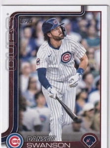 2025 Topps MLB Baseball Series 1 No. 303 Dansby Swanson Chicago Cubs - Bild 1 von 2