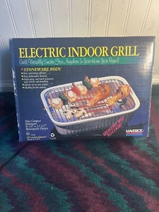 SEALED Vintage Maverick MG-20 Series Indoor Electric Ceramic Stoneware Grill - Picture 1 of 5