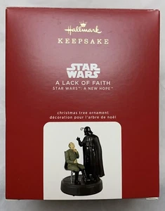Hallmark Keepsake 2020 Ornamento Star Wars Una nuova speranza ""Una mancanza di fede"" Vader - Foto 1 di 10