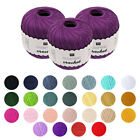 Rico Essentials Yarn Wool Mercerised Cotton 3 Ply Crochet Knitting 50g Per Ball