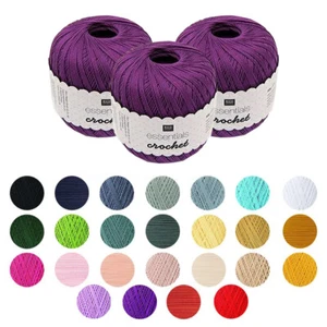 Rico Essentials Hilo Lana Algodón Mercerizado 3 Capas Crochet Tejer 50g Por Bola - Imagen 1 de 121