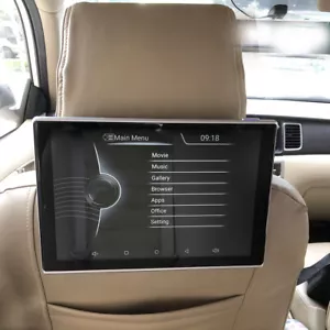 Wifi Android 12.0 Car Headrest Monitor For BMW With Logo Rear Seat Entertainment - Picture 1 of 11