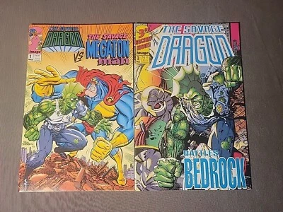 The Savage Dragon Vs The Savage Megathon Man #1 (1993) Savage Dragon #3 Limited - Image 1 of 4