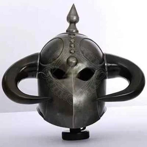 Antiguo casco medieval de caballero de acero de fantasía de distribuidor de la muerte, edición de coleccionista - Imagen 1 de 5