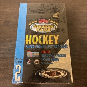 1993-94 Topps Stadium Club NHL Hockey Series 2 Factory Sealed Box - Picture 1 of 7