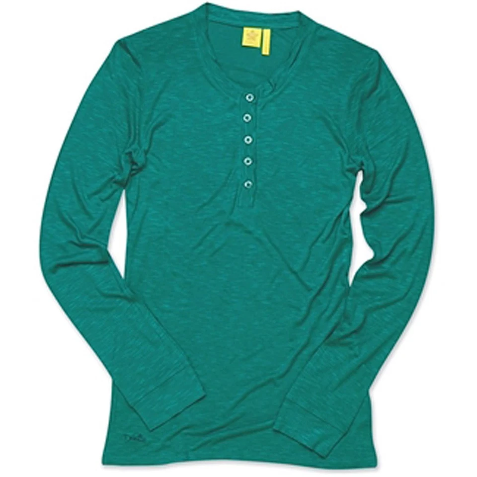 Camiseta Henley Dakine Emele Manga Larga Para Mujer Mediana Algas Marinas Verde Nueva  Foto 1 de 1