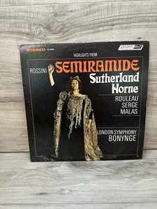 1 LP ROSSINI SEMIRAMIDE OPERA, JOAN SUTHERLAND, MARILYN HORNE OS 26086 - Imagen 1 de 4