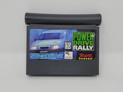 Power Drive Rally / Atari Jaguar Cartridge Authentic OEM 1995 Free US Ship READ - Image 1 of 4