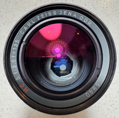 Carl Zeiss Jena DDR Sonnar 135mm F3.5 Prime Lens for Fuji X-Mount - Image 1 of 4