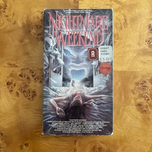 Nightmare Weekend VHS 1985 Horror Movie Lightning Video Tape TESTED - Picture 1 of 12